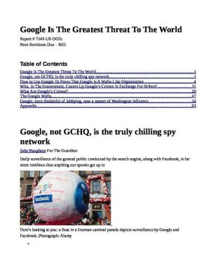 Google-Is-The-Greatest-Threat-To-The-World-7544-pdf
Keywords: Big tech mobsters,Dark money payola, Rare Earth Mines, New America Foundation Corruption, Obama, Obama Campaign Finance, Obama FEC violations, Palo Alto Mafia, Paypal Mafia, Pelosi Corruption, Political bribes, Political Insider,  Eric Schmidt Sex Penthou