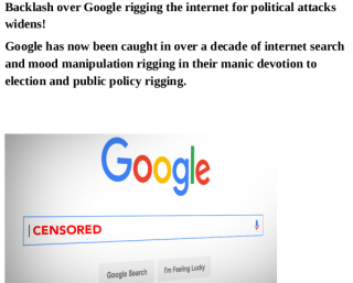 Filename=BACKLASH_OVER_GOOGLE_RIGGING_GOOGLE_EXISTS_TO_MANIPULATE_POLITICS.png
Filesize=76KiB
Dimensions=566x456
Date added=Sep 23, 2026 BACKLASH_OVER_GOOGLE_RIGGING_GOOGLE_EXISTS_TO_MANIPULATE_POLITICS.png