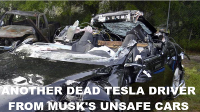 ANOTHER-DEAD-TESLA-DRIVER_v1 - MUSK
Keywords: Big tech mobsters,Dark money payola, Rare Earth Mines, New America Foundation Corruption, Obama, Obama Campaign Finance, Obama FEC violations, Palo Alto Mafia, Paypal Mafia, Pelosi Corruption, Political bribes, Political Insider,  Eric Schmidt Sex Penthou