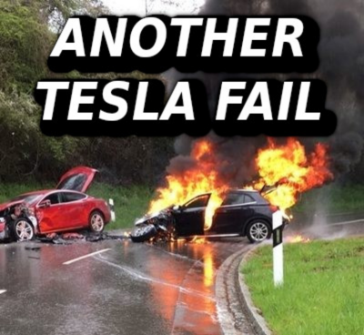 Another-Tesla-AccidentAccident-in-Luxembourg-400x369 Elon Musk Corruption And Crappy Engineering Make Tesla Cars So Unsafe 
Keywords: Big tech mobsters,Dark money payola, Rare Earth Mines, New America Foundation Corruption, Obama, Obama Campaign Finance, Obama FEC violations, Palo Alto Mafia, Paypal Mafia, Pelosi Corruption, Political bribes, Political Insider,  Eric Schmidt Sex Penthou
