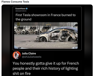 BURN IT FRANCE
Keywords: Big tech mobsters,Dark money payola, Rare Earth Mines, New America Foundation Corruption, Obama, Obama Campaign Finance, Obama FEC violations, Palo Alto Mafia, Paypal Mafia, Pelosi Corruption, Political bribes, Political Insider,  Eric Schmidt Sex Penthou