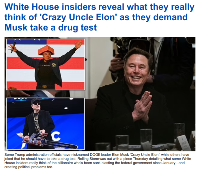 CRAZY ELON MUSK AND HIS MENTAL ILLNESS
Keywords: Big tech mobsters,Dark money payola, Rare Earth Mines, New America Foundation Corruption, Obama, Obama Campaign Finance, Obama FEC violations, Palo Alto Mafia, Paypal Mafia, Pelosi Corruption, Political bribes, Political Insider,  Eric Schmidt Sex Penthou