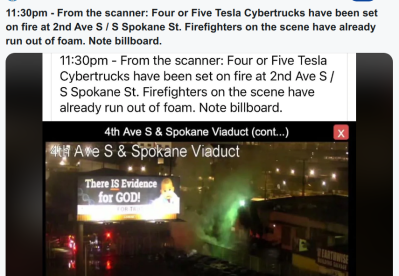 CYBERTRUCKS BURNING ALL OVER THE WORLD
Keywords: Big tech mobsters,Dark money payola, Rare Earth Mines, New America Foundation Corruption, Obama, Obama Campaign Finance, Obama FEC violations, Palo Alto Mafia, Paypal Mafia, Pelosi Corruption, Political bribes, Political Insider,  Eric Schmidt Sex Penthou