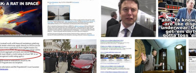 ELON-MUSK-CRIMINAL-CORRUPTION-666-Elon-Musk-Corruption-And-Crappy-Engineering-Make-Tesla-Cars-So-Unsafe-MUSK-922x345
Keywords: Big tech mobsters,Dark money payola, Rare Earth Mines, New America Foundation Corruption, Obama, Obama Campaign Finance, Obama FEC violations, Palo Alto Mafia, Paypal Mafia, Pelosi Corruption, Political bribes, Political Insider,  Eric Schmidt Sex Penthou