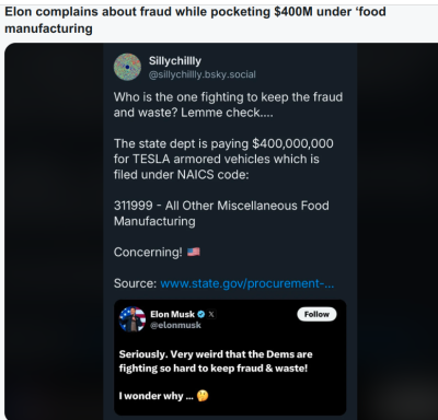 ELON IS A FRAUD 876543
Keywords: Big tech mobsters,Dark money payola, Rare Earth Mines, New America Foundation Corruption, Obama, Obama Campaign Finance, Obama FEC violations, Palo Alto Mafia, Paypal Mafia, Pelosi Corruption, Political bribes, Political Insider,  Eric Schmidt Sex Penthou