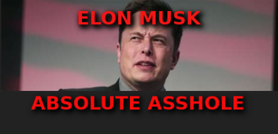ELON MUSK ABSOLUTE ASSHOLE Elon Musk Corruption And Crappy Engineering Make Tesla Cars So Unsafe 
Keywords: Big tech mobsters,Dark money payola, Rare Earth Mines, New America Foundation Corruption, Obama, Obama Campaign Finance, Obama FEC violations, Palo Alto Mafia, Paypal Mafia, Pelosi Corruption, Political bribes, Political Insider,  Eric Schmidt Sex Penthou