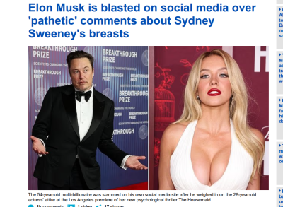 ELON MUSK AND SYDNEY SWEENEY BREASTS
Keywords: Big tech mobsters,Dark money payola, Rare Earth Mines, New America Foundation Corruption, Obama, Obama Campaign Finance, Obama FEC violations, Palo Alto Mafia, Paypal Mafia, Pelosi Corruption, Political bribes, Political Insider,  Eric Schmidt Sex Penthou