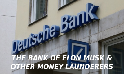 ELON MUSK CRIMINAL BANKER #4 - MUSK
Keywords: Big tech mobsters,Dark money payola, Rare Earth Mines, New America Foundation Corruption, Obama, Obama Campaign Finance, Obama FEC violations, Palo Alto Mafia, Paypal Mafia, Pelosi Corruption, Political bribes, Political Insider,  Eric Schmidt Sex Penthou