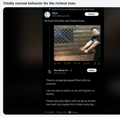 ELON MUSK IS INSANE 888
Keywords: Big tech mobsters,Dark money payola, Rare Earth Mines, New America Foundation Corruption, Obama, Obama Campaign Finance, Obama FEC violations, Palo Alto Mafia, Paypal Mafia, Pelosi Corruption, Political bribes, Political Insider,  Eric Schmidt Sex Penthou