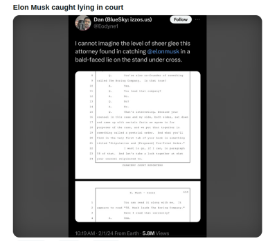 ELON MUSK LYING xxxxx
Keywords: Big tech mobsters,Dark money payola, Rare Earth Mines, New America Foundation Corruption, Obama, Obama Campaign Finance, Obama FEC violations, Palo Alto Mafia, Paypal Mafia, Pelosi Corruption, Political bribes, Political Insider,  Eric Schmidt Sex Penthou