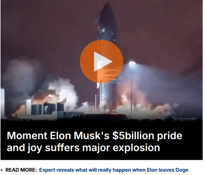 ELON MUSK ROCKETS ALWAYS FAIL 987
Keywords: Big tech mobsters,Dark money payola, Rare Earth Mines, New America Foundation Corruption, Obama, Obama Campaign Finance, Obama FEC violations, Palo Alto Mafia, Paypal Mafia, Pelosi Corruption, Political bribes, Political Insider,  Eric Schmidt Sex Penthou