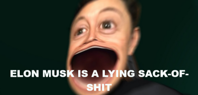 ELON MUSK SCAM ARTIST 88655
Keywords: Big tech mobsters,Dark money payola, Rare Earth Mines, New America Foundation Corruption, Obama, Obama Campaign Finance, Obama FEC violations, Palo Alto Mafia, Paypal Mafia, Pelosi Corruption, Political bribes, Political Insider,  Eric Schmidt Sex Penthou