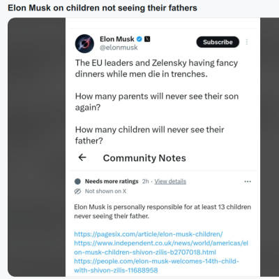 ELON MUSK SCREWS EVERYBODY
Keywords: Big tech mobsters,Dark money payola, Rare Earth Mines, New America Foundation Corruption, Obama, Obama Campaign Finance, Obama FEC violations, Palo Alto Mafia, Paypal Mafia, Pelosi Corruption, Political bribes, Political Insider,  Eric Schmidt Sex Penthou