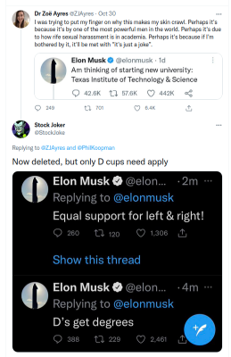 ELON MUSK SEXISM PLUS - MUSK
Keywords: Big tech mobsters,Dark money payola, Rare Earth Mines, New America Foundation Corruption, Obama, Obama Campaign Finance, Obama FEC violations, Palo Alto Mafia, Paypal Mafia, Pelosi Corruption, Political bribes, Political Insider,  Eric Schmidt Sex Penthou