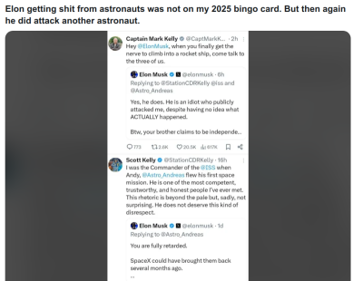 ELON MUSK SHOWS HE IS AN IDIOT 8654
Keywords: Big tech mobsters,Dark money payola, Rare Earth Mines, New America Foundation Corruption, Obama, Obama Campaign Finance, Obama FEC violations, Palo Alto Mafia, Paypal Mafia, Pelosi Corruption, Political bribes, Political Insider,  Eric Schmidt Sex Penthou
