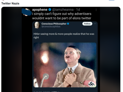 ELON NAZI ISM
Keywords: Big tech mobsters,Dark money payola, Rare Earth Mines, New America Foundation Corruption, Obama, Obama Campaign Finance, Obama FEC violations, Palo Alto Mafia, Paypal Mafia, Pelosi Corruption, Political bribes, Political Insider,  Eric Schmidt Sex Penthou