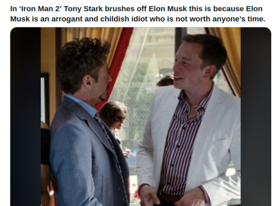 IDIOT MUSK
Keywords: Big tech mobsters,Dark money payola, Rare Earth Mines, New America Foundation Corruption, Obama, Obama Campaign Finance, Obama FEC violations, Palo Alto Mafia, Paypal Mafia, Pelosi Corruption, Political bribes, Political Insider,  Eric Schmidt Sex Penthou