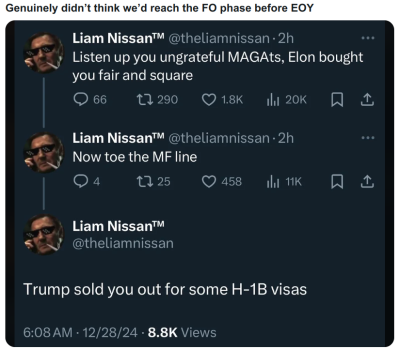 LIAM VS MUSK
Keywords: Big tech mobsters,Dark money payola, Rare Earth Mines, New America Foundation Corruption, Obama, Obama Campaign Finance, Obama FEC violations, Palo Alto Mafia, Paypal Mafia, Pelosi Corruption, Political bribes, Political Insider,  Eric Schmidt Sex Penthou
