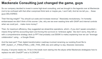 MCKENSY CONSULTING IS A SCAM SCAM SCAM
Keywords: Big tech mobsters,Dark money payola, Rare Earth Mines, New America Foundation Corruption, Obama, Obama Campaign Finance, Obama FEC violations, Palo Alto Mafia, Paypal Mafia, Pelosi Corruption, Political bribes, Political Insider,  Eric Schmidt Sex Penthou