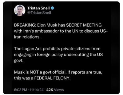 MUSK BREAKS THE LAW AGAIN
Keywords: Big tech mobsters,Dark money payola, Rare Earth Mines, New America Foundation Corruption, Obama, Obama Campaign Finance, Obama FEC violations, Palo Alto Mafia, Paypal Mafia, Pelosi Corruption, Political bribes, Political Insider,  Eric Schmidt Sex Penthou