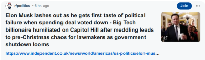 MUSK GOES NUTS
Keywords: Big tech mobsters,Dark money payola, Rare Earth Mines, New America Foundation Corruption, Obama, Obama Campaign Finance, Obama FEC violations, Palo Alto Mafia, Paypal Mafia, Pelosi Corruption, Political bribes, Political Insider,  Eric Schmidt Sex Penthou