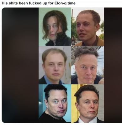 MUSK IS A NUTJOB POSER
Keywords: Big tech mobsters,Dark money payola, Rare Earth Mines, New America Foundation Corruption, Obama, Obama Campaign Finance, Obama FEC violations, Palo Alto Mafia, Paypal Mafia, Pelosi Corruption, Political bribes, Political Insider,  Eric Schmidt Sex Penthou