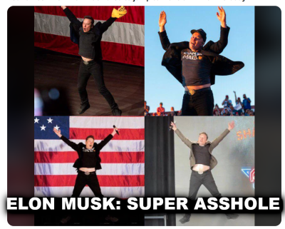 MUSK IS A SICK PEDO
Keywords: Big tech mobsters,Dark money payola, Rare Earth Mines, New America Foundation Corruption, Obama, Obama Campaign Finance, Obama FEC violations, Palo Alto Mafia, Paypal Mafia, Pelosi Corruption, Political bribes, Political Insider,  Eric Schmidt Sex Penthou