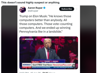 MUSK RIGGED THE ELECTION COMPUTERS ALL DAY
Keywords: Big tech mobsters,Dark money payola, Rare Earth Mines, New America Foundation Corruption, Obama, Obama Campaign Finance, Obama FEC violations, Palo Alto Mafia, Paypal Mafia, Pelosi Corruption, Political bribes, Political Insider,  Eric Schmidt Sex Penthou