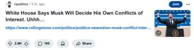 Musk Conflicts Of Interest
Keywords: Big tech mobsters,Dark money payola, Rare Earth Mines, New America Foundation Corruption, Obama, Obama Campaign Finance, Obama FEC violations, Palo Alto Mafia, Paypal Mafia, Pelosi Corruption, Political bribes, Political Insider,  Eric Schmidt Sex Penthou
