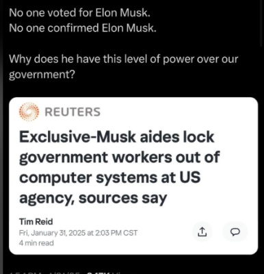 NOBODY VOTED FOR ELON MUSK AT ALL
Keywords: Big tech mobsters,Dark money payola, Rare Earth Mines, New America Foundation Corruption, Obama, Obama Campaign Finance, Obama FEC violations, Palo Alto Mafia, Paypal Mafia, Pelosi Corruption, Political bribes, Political Insider,  Eric Schmidt Sex Penthou