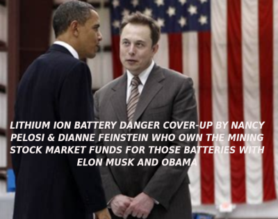 OBAMA-AND-ELON-MUSK-ARE-CRIMINALS-TOGETHER-Elon-Musk-Corruption-And-Crappy-Engineering-Make-Tesla-Cars-So-Unsafe-
Keywords: Big tech mobsters,Dark money payola, Rare Earth Mines, New America Foundation Corruption, Obama, Obama Campaign Finance, Obama FEC violations, Palo Alto Mafia, Paypal Mafia, Pelosi Corruption, Political bribes, Political Insider,  Eric Schmidt Sex Penthou