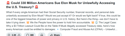 SUE ELON MUSK NOW 876545
Keywords: Big tech mobsters,Dark money payola, Rare Earth Mines, New America Foundation Corruption, Obama, Obama Campaign Finance, Obama FEC violations, Palo Alto Mafia, Paypal Mafia, Pelosi Corruption, Political bribes, Political Insider,  Eric Schmidt Sex Penthou