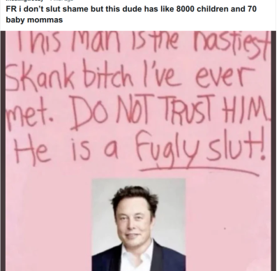 Skank Bitch Musk
Keywords: Big tech mobsters,Dark money payola, Rare Earth Mines, New America Foundation Corruption, Obama, Obama Campaign Finance, Obama FEC violations, Palo Alto Mafia, Paypal Mafia, Pelosi Corruption, Political bribes, Political Insider,  Eric Schmidt Sex Penthou