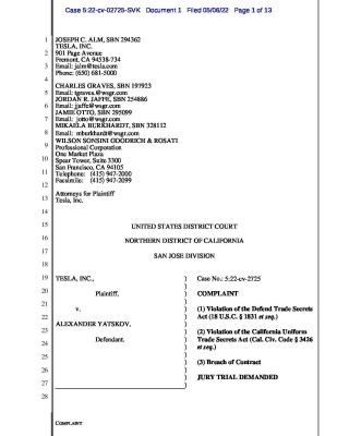 TESLA-LAWSUIT-pdf
Keywords: Big tech mobsters,Dark money payola, Rare Earth Mines, New America Foundation Corruption, Obama, Obama Campaign Finance, Obama FEC violations, Palo Alto Mafia, Paypal Mafia, Pelosi Corruption, Political bribes, Political Insider,  Eric Schmidt Sex Penthou