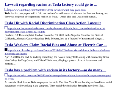 TESLA-RACISM-2-1
Keywords: Big tech mobsters,Dark money payola, Rare Earth Mines, New America Foundation Corruption, Obama, Obama Campaign Finance, Obama FEC violations, Palo Alto Mafia, Paypal Mafia, Pelosi Corruption, Political bribes, Political Insider,  Eric Schmidt Sex Penthou