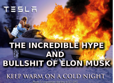 TESLAS HYPE AND BS MACHINE - MUSK
Keywords: Big tech mobsters,Dark money payola, Rare Earth Mines, New America Foundation Corruption, Obama, Obama Campaign Finance, Obama FEC violations, Palo Alto Mafia, Paypal Mafia, Pelosi Corruption, Political bribes, Political Insider,  Eric Schmidt Sex Penthou