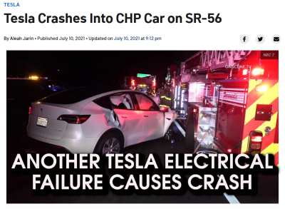 TESLA CRASHES AGAIN
Keywords: Big tech mobsters,Dark money payola, Rare Earth Mines, New America Foundation Corruption, Obama, Obama Campaign Finance, Obama FEC violations, Palo Alto Mafia, Paypal Mafia, Pelosi Corruption, Political bribes, Political Insider,  Eric Schmidt Sex Penthou
