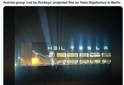 TESLA EXPOSED AS NAZI CRAZY PEOPLE
Keywords: Big tech mobsters,Dark money payola, Rare Earth Mines, New America Foundation Corruption, Obama, Obama Campaign Finance, Obama FEC violations, Palo Alto Mafia, Paypal Mafia, Pelosi Corruption, Political bribes, Political Insider,  Eric Schmidt Sex Penthou