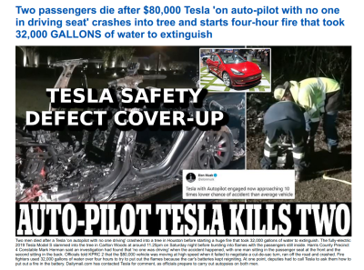 TESLA KILLS MORE PEOPLE
Keywords: Big tech mobsters,Dark money payola, Rare Earth Mines, New America Foundation Corruption, Obama, Obama Campaign Finance, Obama FEC violations, Palo Alto Mafia, Paypal Mafia, Pelosi Corruption, Political bribes, Political Insider,  Eric Schmidt Sex Penthou
