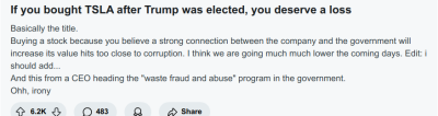 TESLA STOCK LOSS IS WELL DESERVED
Keywords: Big tech mobsters,Dark money payola, Rare Earth Mines, New America Foundation Corruption, Obama, Obama Campaign Finance, Obama FEC violations, Palo Alto Mafia, Paypal Mafia, Pelosi Corruption, Political bribes, Political Insider,  Eric Schmidt Sex Penthou