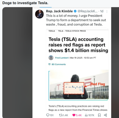 TESLA STOLE MONEY TO GIVE TO TRUMP
Keywords: Big tech mobsters,Dark money payola, Rare Earth Mines, New America Foundation Corruption, Obama, Obama Campaign Finance, Obama FEC violations, Palo Alto Mafia, Paypal Mafia, Pelosi Corruption, Political bribes, Political Insider,  Eric Schmidt Sex Penthou