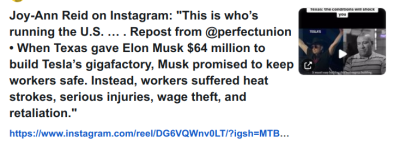 TEXAS GOT SCREWED BY ELON MUSK 867
Keywords: Big tech mobsters,Dark money payola, Rare Earth Mines, New America Foundation Corruption, Obama, Obama Campaign Finance, Obama FEC violations, Palo Alto Mafia, Paypal Mafia, Pelosi Corruption, Political bribes, Political Insider,  Eric Schmidt Sex Penthou