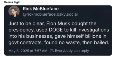 TO BE CLEAR ABOUT ELON MUSK
Keywords: Big tech mobsters,Dark money payola, Rare Earth Mines, New America Foundation Corruption, Obama, Obama Campaign Finance, Obama FEC violations, Palo Alto Mafia, Paypal Mafia, Pelosi Corruption, Political bribes, Political Insider,  Eric Schmidt Sex Penthou