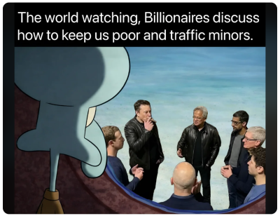 The Elon Musk Sex Cult Is Huge
Keywords: Big tech mobsters,Dark money payola, Rare Earth Mines, New America Foundation Corruption, Obama, Obama Campaign Finance, Obama FEC violations, Palo Alto Mafia, Paypal Mafia, Pelosi Corruption, Political bribes, Political Insider,  Eric Schmidt Sex Penthou