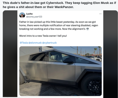 WANK-PANZER-TESLA-SCUM-CAR
Keywords: Big tech mobsters,Dark money payola, Rare Earth Mines, New America Foundation Corruption, Obama, Obama Campaign Finance, Obama FEC violations, Palo Alto Mafia, Paypal Mafia, Pelosi Corruption, Political bribes, Political Insider,  Eric Schmidt Sex Penthou