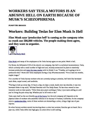 WORKERS-SAY-TESLA-MOTORS-IS-AN-ABUSIVE-HELL-ON-EARTH-BECAUSE-OF-MUSK___S-SCHIZOPHRENIA-pdf
Keywords: Big tech mobsters,Dark money payola, Rare Earth Mines, New America Foundation Corruption, Obama, Obama Campaign Finance, Obama FEC violations, Palo Alto Mafia, Paypal Mafia, Pelosi Corruption, Political bribes, Political Insider,  Eric Schmidt Sex Penthou