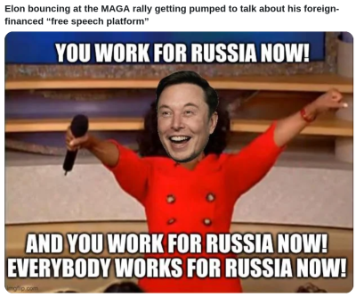 elon the commie
Keywords: Big tech mobsters,Dark money payola, Rare Earth Mines, New America Foundation Corruption, Obama, Obama Campaign Finance, Obama FEC violations, Palo Alto Mafia, Paypal Mafia, Pelosi Corruption, Political bribes, Political Insider,  Eric Schmidt Sex Penthou
