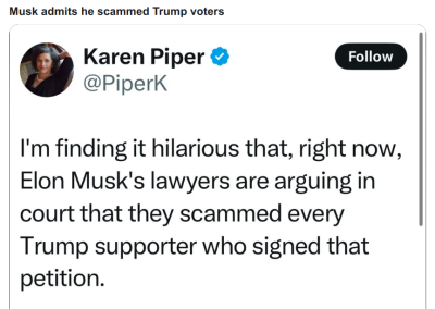 musk scams the world
Keywords: Big tech mobsters,Dark money payola, Rare Earth Mines, New America Foundation Corruption, Obama, Obama Campaign Finance, Obama FEC violations, Palo Alto Mafia, Paypal Mafia, Pelosi Corruption, Political bribes, Political Insider,  Eric Schmidt Sex Penthou