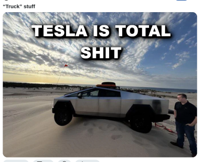 stupid elon cybertrucks
Keywords: Big tech mobsters,Dark money payola, Rare Earth Mines, New America Foundation Corruption, Obama, Obama Campaign Finance, Obama FEC violations, Palo Alto Mafia, Paypal Mafia, Pelosi Corruption, Political bribes, Political Insider,  Eric Schmidt Sex Penthou