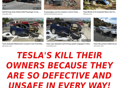 teslas-kill-their-owners-666-900x660
Keywords: Big tech mobsters,Dark money payola, Rare Earth Mines, New America Foundation Corruption, Obama, Obama Campaign Finance, Obama FEC violations, Palo Alto Mafia, Paypal Mafia, Pelosi Corruption, Political bribes, Political Insider,  Eric Schmidt Sex Penthou